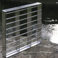 Metal Floor Grate Drainage Trench Cover Hot Dipped 30 X 3mm Galvanized Steel Grating